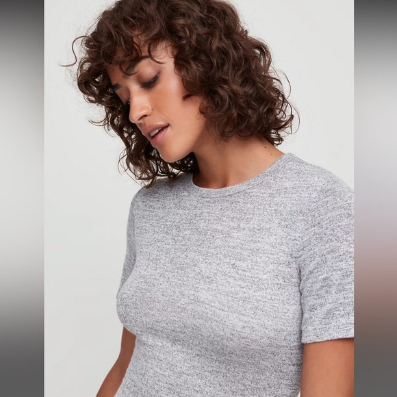 ✨SOLD ✨ Aritzia Wilfred Free Mara Dress -Heather White- XXS - Picture 3 of 10